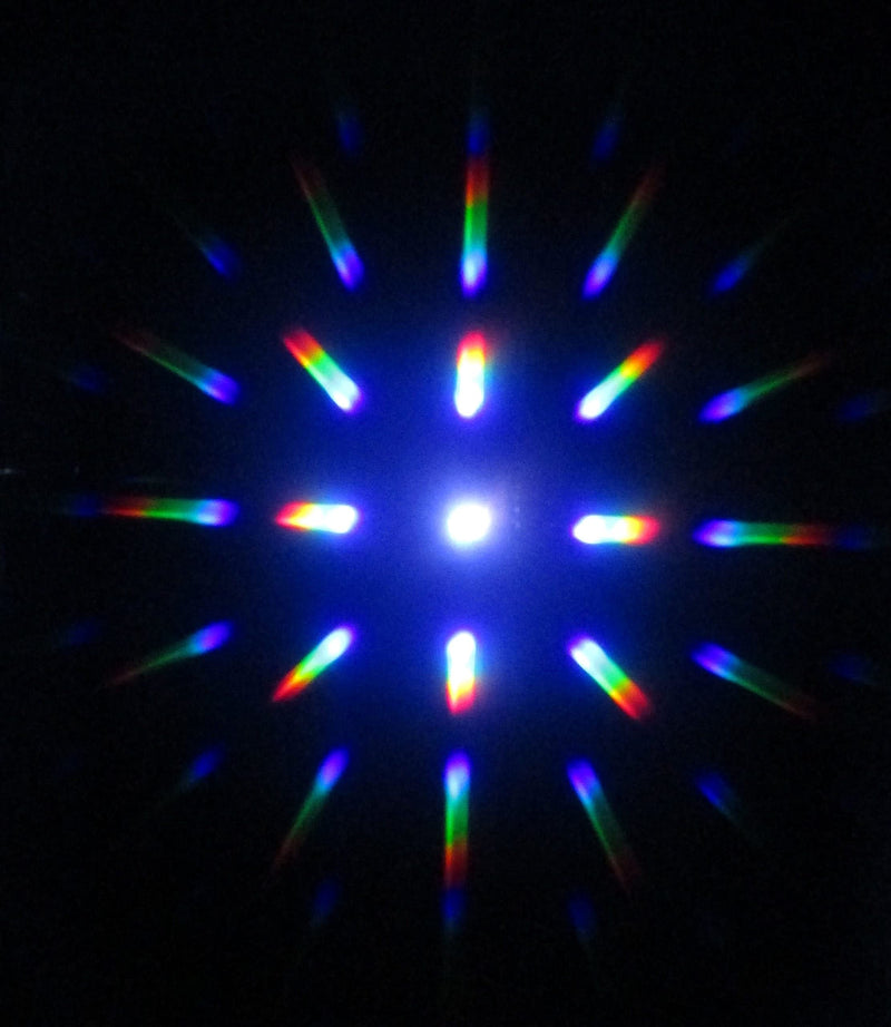 [Australia - AusPower] - Fireworks Diffraction Prism Glasses - Trippy Tie Dye and Rave Waves Frame Designs - 50 Paper Glasses Total - See Rainbow Bursts of Color From Prismatic Lenses 
