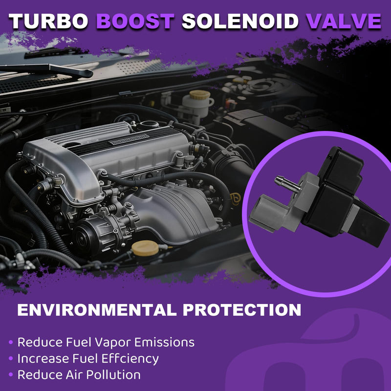 [Australia - AusPower] - Turbocharger Solenoid Waste Gate Valve Replacement Compatible with HYUNDAI 2016-2020 Elantra 2011-2017 for Veloster 2014-2018 for Kia Forte 2017-2019 for Kia Soul 39410-2B100 394102B100 