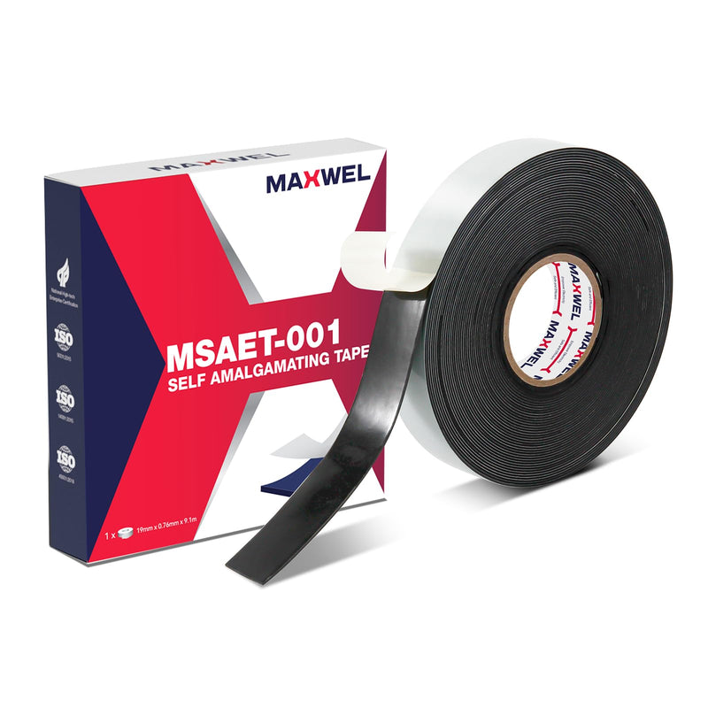 Self Amalgamating Rubber Splicing Tape - 3/4 Inch 10 Yards General Purpose Waterproof High Voltage Self Fusing Electrical Insulating Tape