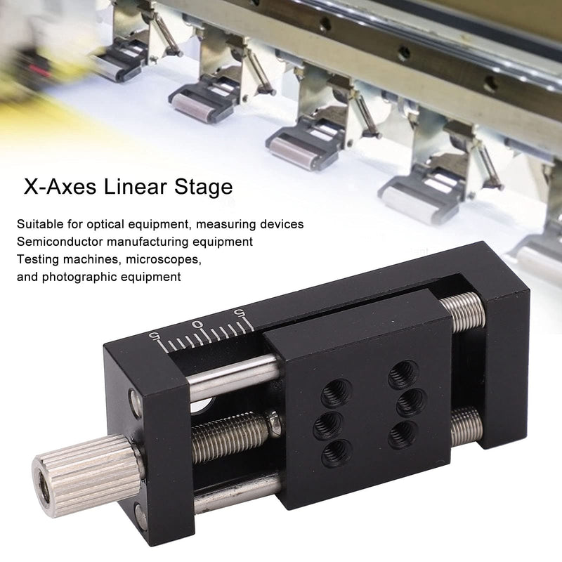 [Australia - AusPower] - Garosa X Axes Linear Stage Manual Linear Stage Actuator Manual Fine Tune Sliding Table 20 x 20mm Aluminum Alloy SP20A?10 Slide Machining 