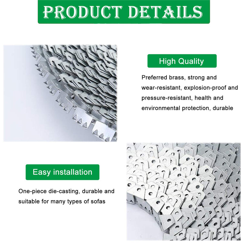 [Australia - AusPower] - Flex-Grip, Curve Ease- 32 ft Flexible Metal Tack Strip Three-Tooth Upholstery Flexible Tack Strip for Upholstery 