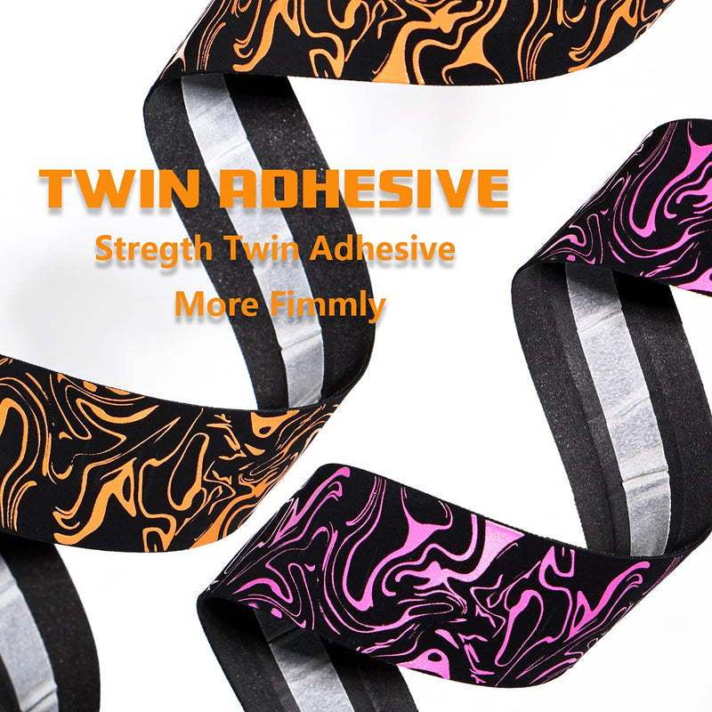 Chooee Road Bike Handlebar Tape,2PCS Bicycle Bar Tape,Red/Blue/Green/Yellow/Orange/Purple/Silver/Black Purple