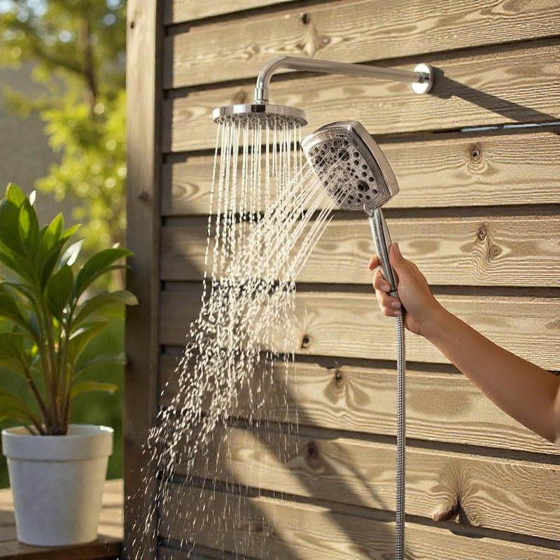 Oxygenics Marvel Chrome 6-Spray Handheld Shower