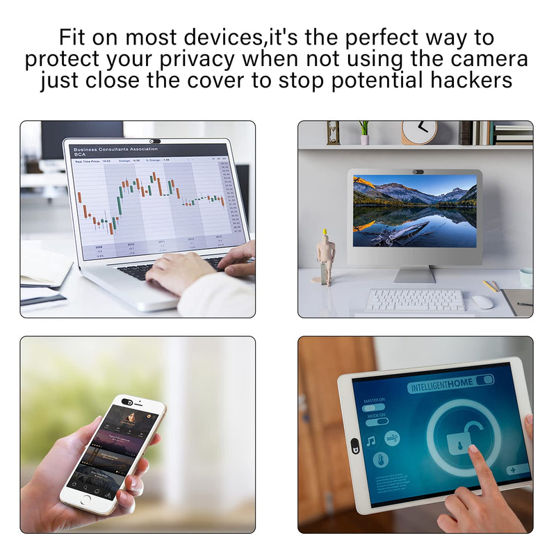 [Australia - AusPower] - Laptop Camera Cover Slide, 12 Pack Webcam Cover, Phone Camera Cover, Ultra-Thin Computer Camera Cover Slide - Fits Most Laptop, Desktop, PC, Tablet, Smartphone to Protect Your Privacy and Security 