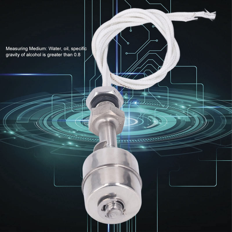 [Australia - AusPower] - Kadimendium Liquid Level Float Switch ，10mm Stroke Stainless Steel Liquid Water Oil Level Switch Sensor 0‑220V 65mm L Water Level Float Sensor 