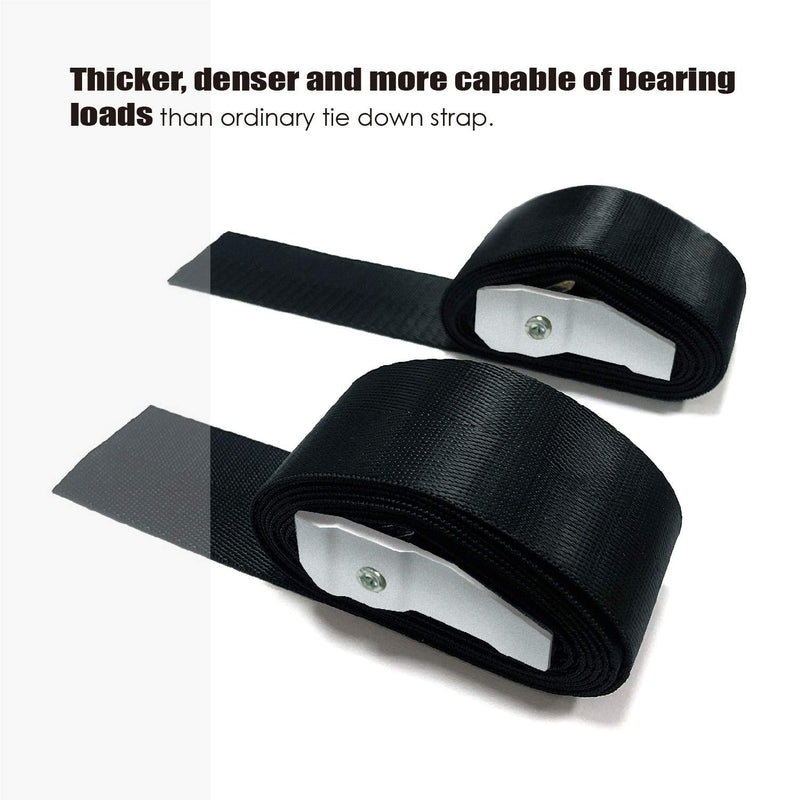 [Australia - AusPower] - Safety Tie Down Kit, Large Hold Down Strap, Suitable for Battery, Cooler and Fuel Tank, Effectively Prevent Equipment from Slipping (2 Pack) 2 