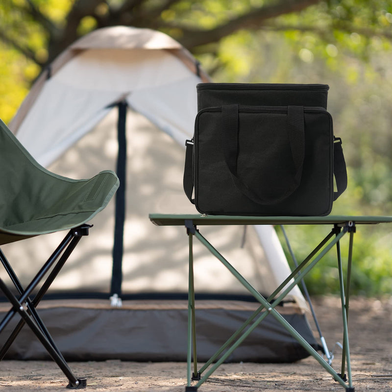 Porch Shield Portable Power Station Carrying Storage Bag for Jackery Solar Generator Explorer 500 Power Station Bag-Black Fit 500W