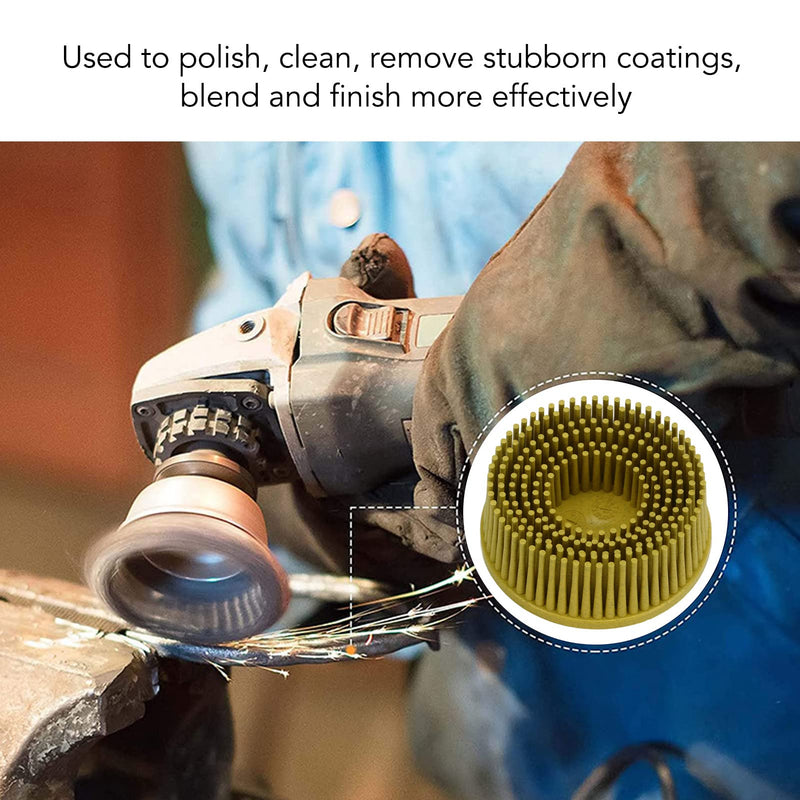 2 inch bristle disc, labor and time saving, large contact surface for efficient cleaning, multifunctional, largely compatible, silicon carbide material for durable 1