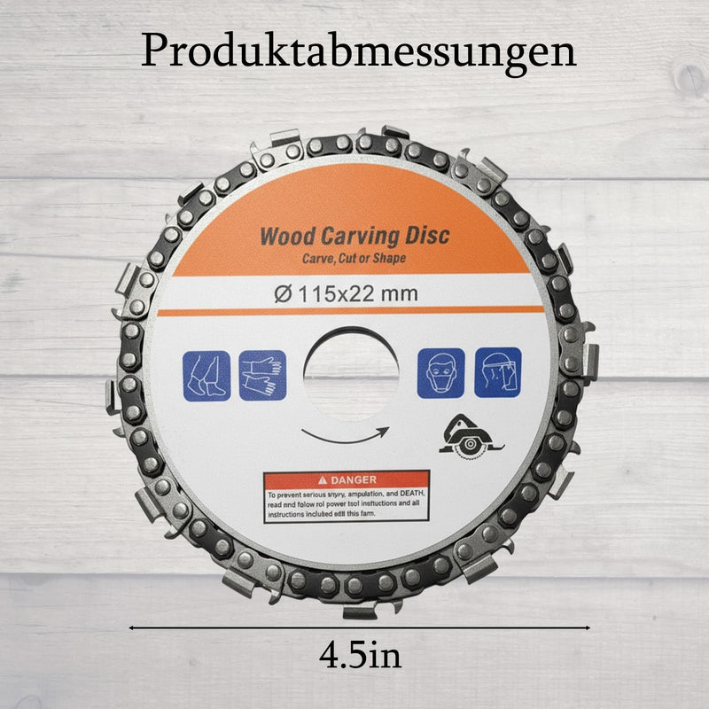Milling Disc for Angle Grinder Wood Sanding Discs 100 mm, Rasp Disc, Wood Carving Disc, Milling Disc, Paint Cutter, Wood Cutter, Root Miller, Flex Disc, Tree Stump Mill, for Grinding, Milling