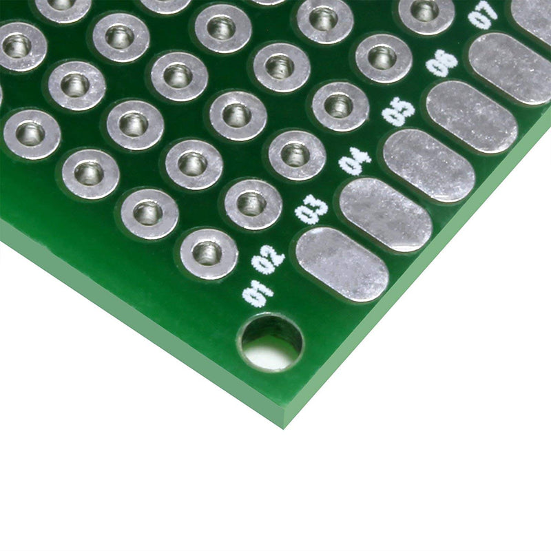 [Australia - AusPower] - (Pack of 4) PCB Prototype Board, Double Sided PCB Proto Board for DIY Solder Breadboard, 5cm X 7cm(1.969" X 2.756") Universal Printed Circuit Board 5x7-4PC 