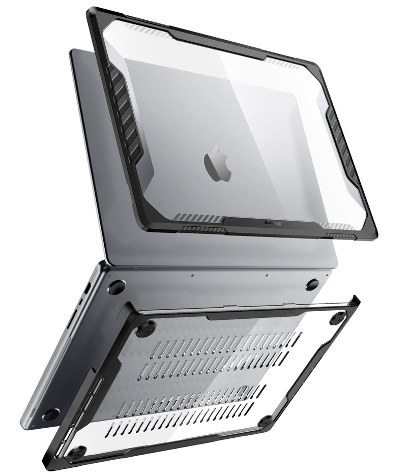 [Australia - AusPower] - SUPCASE Unicorn Beetle Case for MacBook Pro 14 Inch M3 / M3 Pro / M3 Max (2023) & M2 Pro / M2 Max A2779 (2023) & M1 Pro / M1 Max A2442 (2021), Hard Shell Protective Cover for MacBook Pro 14" (Black) Black 