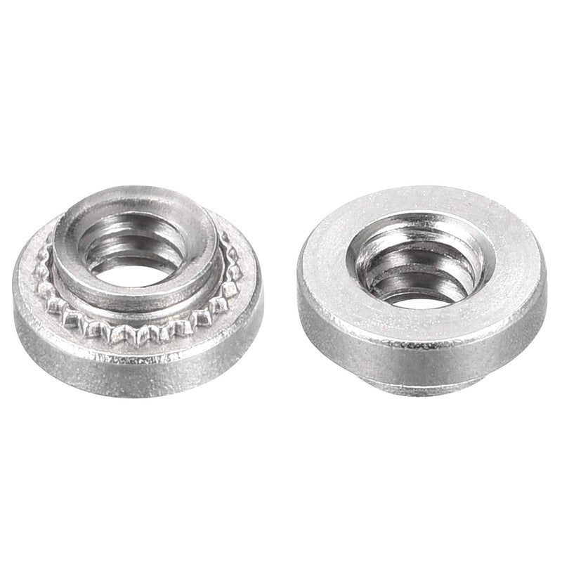 [Australia - AusPower] - uxcell Self -Clinching Nuts,#6-32 x 0.1-Inch Stainless Steel Rivet Nut Round Head Steel Metal Sheet Mounting Hardware Fastener 100pcs #6-32x2.54mm 