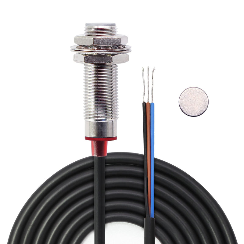 [Australia - AusPower] - DIGITEN Hall Sensor Proximity Switch NPN 3-Wires Normally Closed NC with Magnet 