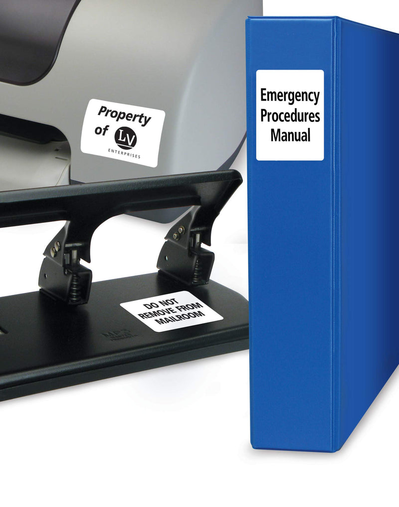 Avery ID Labels, Sure Feed Technology, Permanent Adhesive, 1.25" x 1.75", 480 Labels (6570) 1-1/4" x 1-3/4"