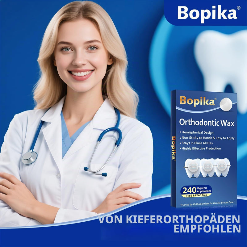 Orthodontic Wax Hemisphere Dots Individually Wrapped | Food-safe & gluten-free, PTFE & PFAS-free, food hold, 240 packed dots, tasteless, ready to travel White / Unscented 240 Stücke