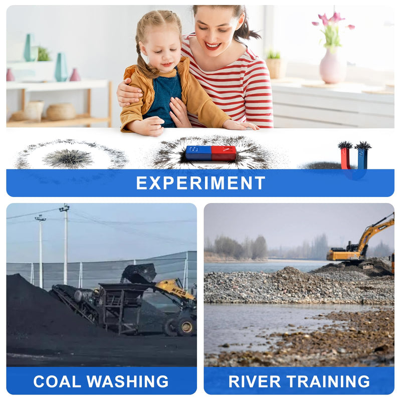 [Australia - AusPower] - Magnetic Sand, 1 Pound Iron Filings, Iron Powder Filings Magnetic Power for Magnet Education and School Experiments Learning, Iron Oxide Powder Shavings for Science 16 Ounces 