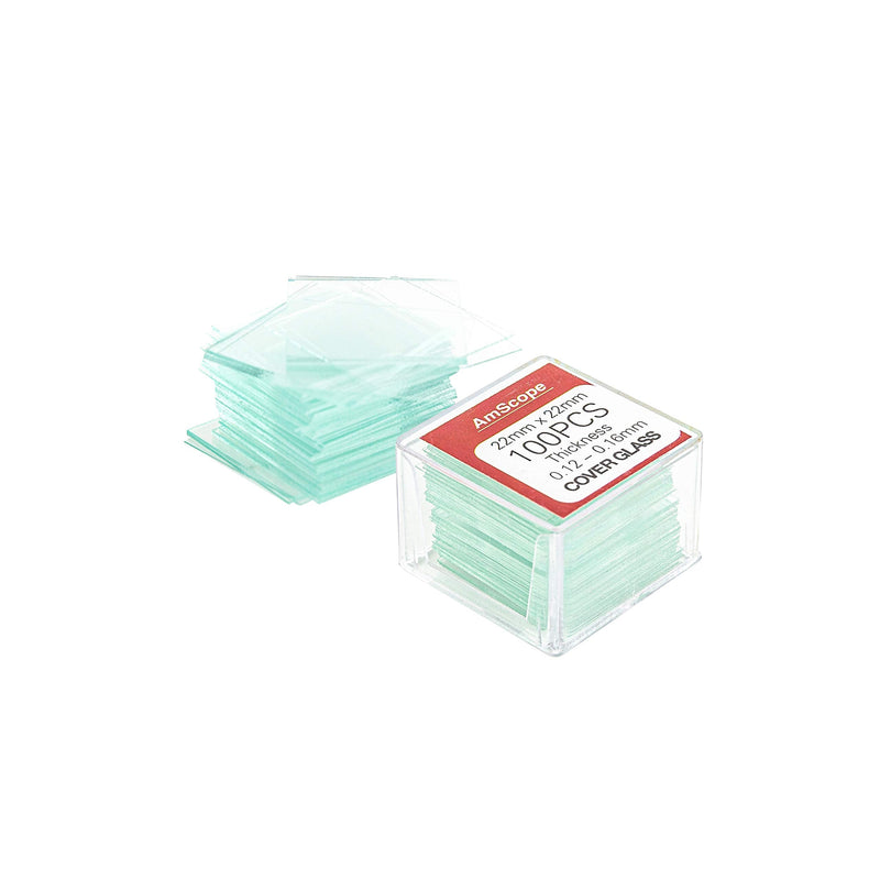 AmScope BS-72P-100S-22 72 Pieces of Pre-Cleaned Blank Microscope Slides (4 Count) 4 Count