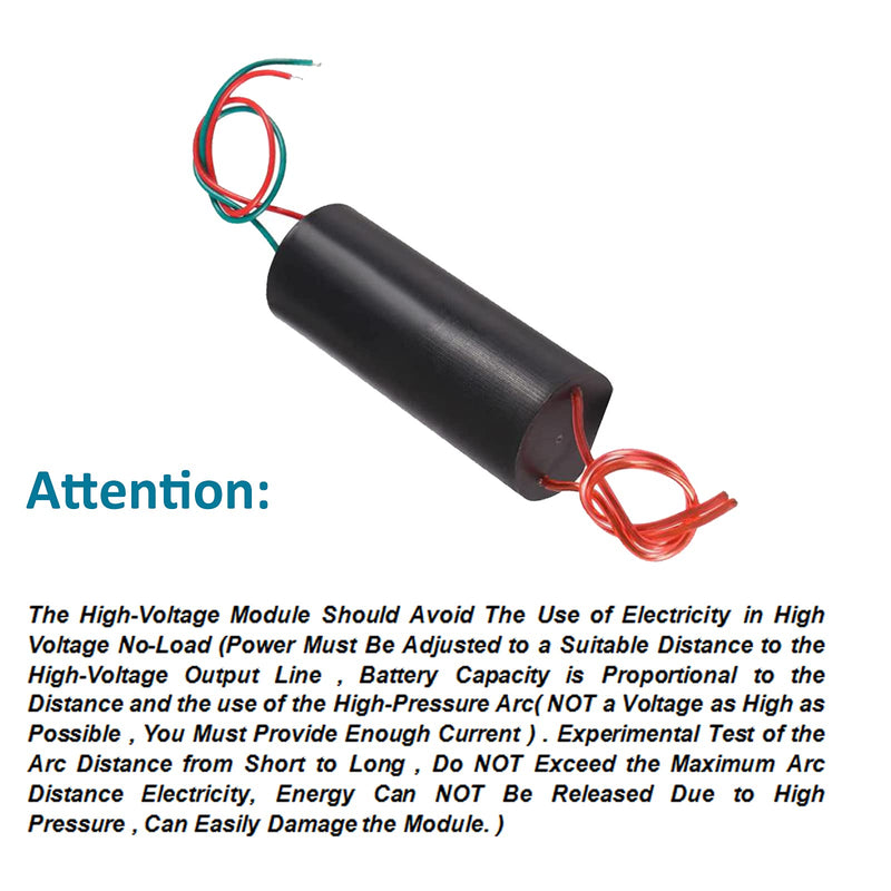 [Australia - AusPower] - 2pcs High Voltage Generator DC 3v-6v to 400kV 400000V Boost Step-up Power Module High Voltage Transformer 400kv 2pcs 