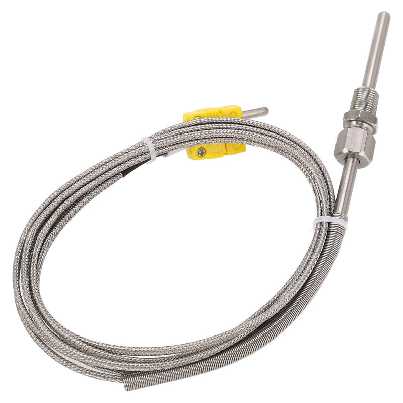 [Australia - AusPower] - K Type Thermocouple 1/8 NPT 80mm Probe for Industrial Temperature Measurement with -100 to 1250 ℃ Range 