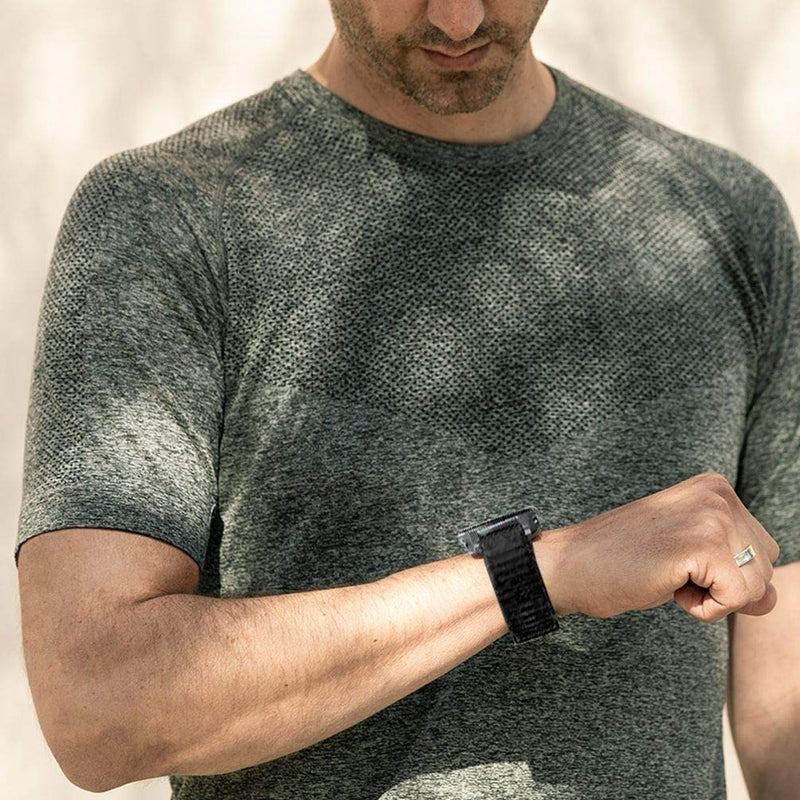 [Australia - AusPower] - Quick Easy Fit Watch Band for Garmin Fenix 6X Pro/Sapphire,26mm Soft Non-allergenic Silicone Sport Waterproof Wristband Strap for Garmin Fenix 5X/5X Plus,Fenix 3,Quatix 3,Tactix Bravo(Black) 
