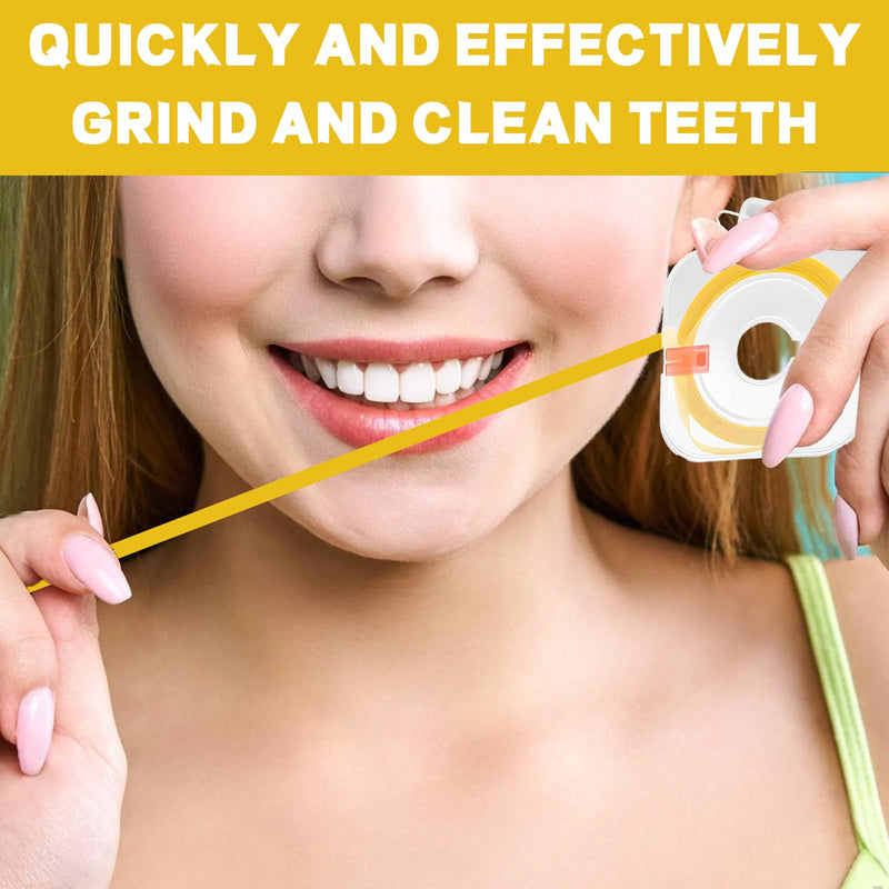3 for the gap between rolled teeth, tooth sandpaper, coloured tooth sandpaper, dental sandpaper for tight spaces, teeth polishing, interdental space with tooth polish 4 mm x 6 m)