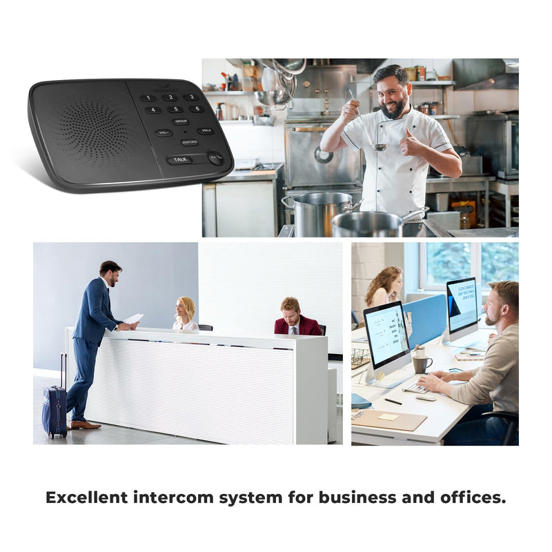 [Australia - AusPower] - Hosmart UltraSpeak Pro Intercoms Wireless for Home, 2024 Two-Way Real-time Intercom Full Duplex Wireless Intercom System for Home Use, House Intercom System for Business with 1200 Feet Range 2 stations 
