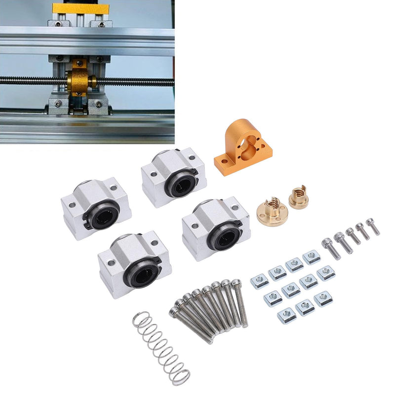 Z Axes Slide Table Mount Kit, Drawer Track Guide Kit for 3018 Plus Engraving Machine Stable, Adjustable Z Axis Mounting System Secure Mounting Platform Smooth Motion Easy Installation, Compatibility