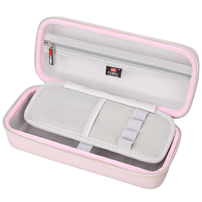 [Australia - AusPower] - Stethoscope Case Compatible with 3M Littmann Classic III/Lightweight II S.E/MDF Acoustica Deluxe Stethoscopes, includes Mesh Pocket for Nurse Accessories for Work (Pink) Pink 