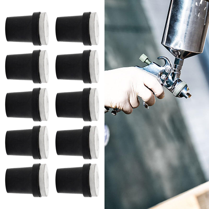 [Australia - AusPower] - Sandblasting Nozzles Small Sandblasting Machine Nozzle Ceramic Nozzle for 5 Gallon Sandblasting Tanks, Ceramic Nozzles for Sandblasting Device, 3 mm Sandblasting Tip, Pack of 10 