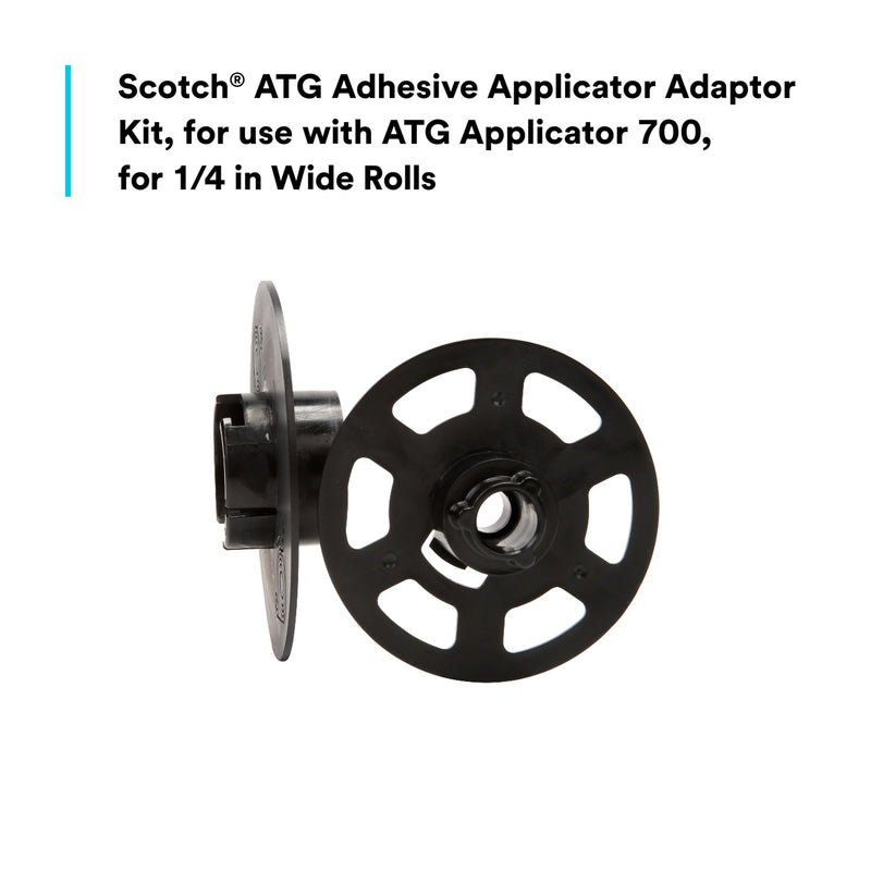 3M Scotch ATG 700 Adhesive Applicator, 1/2 in and 3/4 in wide rolls, Yellow 0.50 - 0.75 in Tape