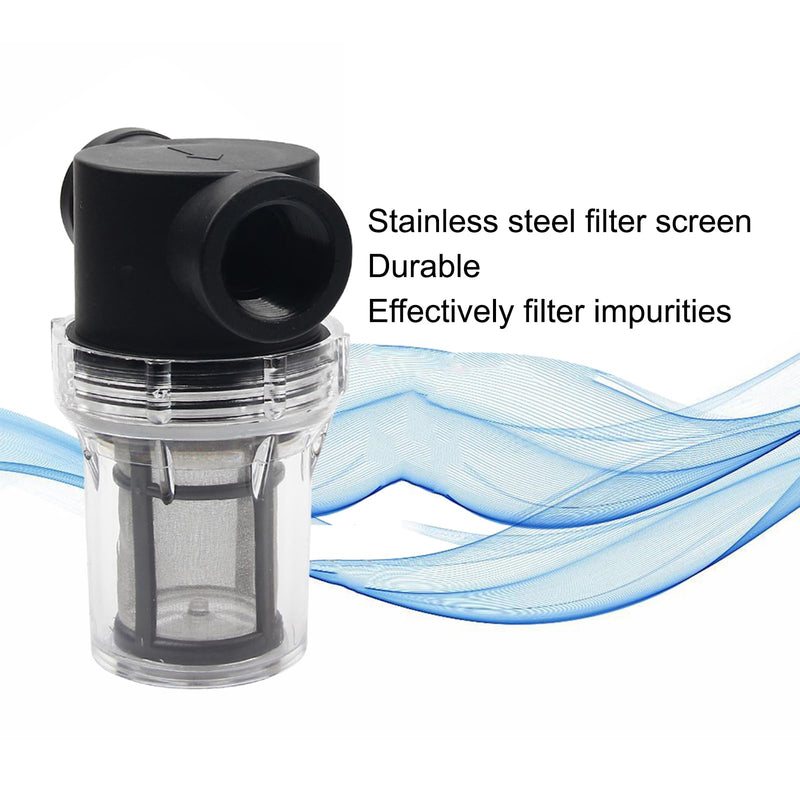 [Australia - AusPower] - AutoRocking 1" Female NPT in-Line Strainer with 100 Mesh Stainless Steel Filter Screen (MWP 150 PSI) 