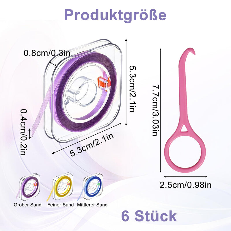 Pack of 3 Tooth Polishing Strips and 3 Aligner Removal Tools, Flossing Band for Interdental Polishing Strips for Cleaning Interdental Spaces and Tartar Removal | Flossing Band for Interdental Spaces, Polishing Strips for Cleaning Interdental Spaces...