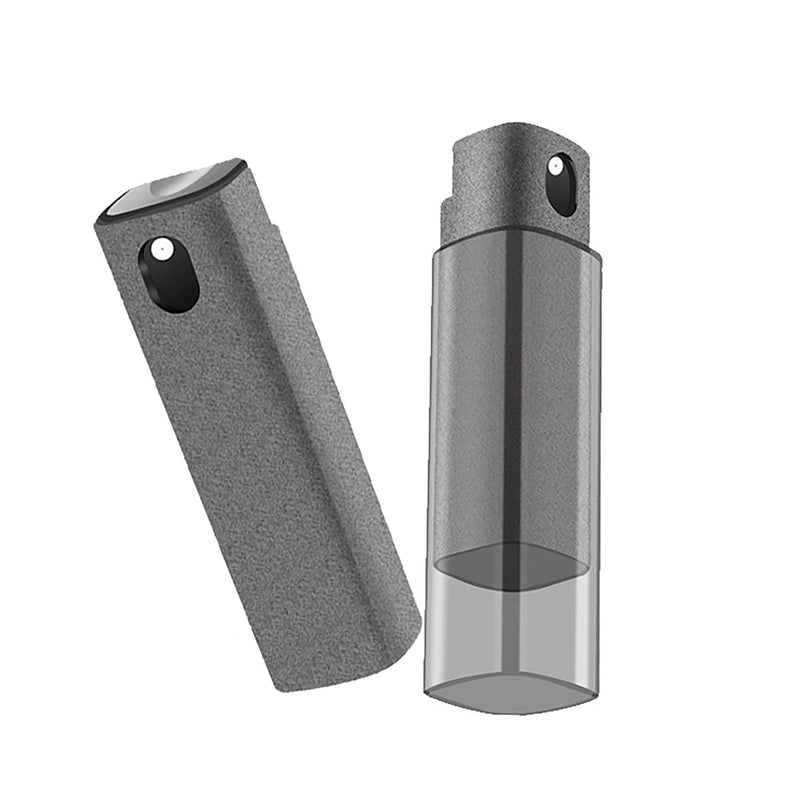 [Australia - AusPower] - YTT Screen Cleaner, All-in-One Spray & Wipe Cleaner, with Transparent Protective Shell for All Phones, Laptop and Tablet Screens (Gray) Gray 