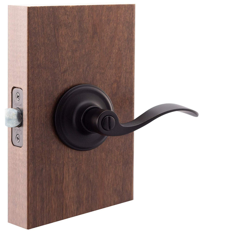 Copper Creek WL2230BC Waverly Door Lever, Black