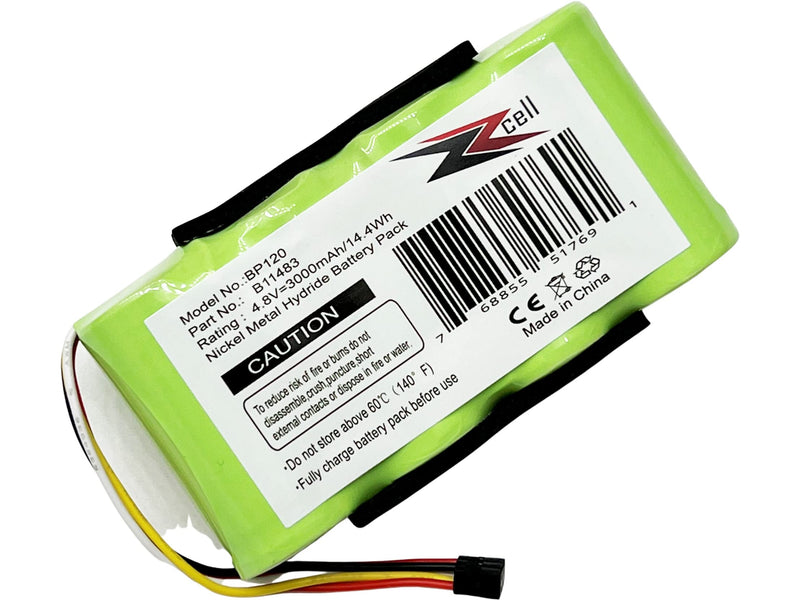 [Australia - AusPower] - ZZcell® Battery Replacement for Fluke BP120MH, B11483, 123, 123S Scopemeter 120, 43, 43B Power Quality Analyzers 4.8V 3000mAh 