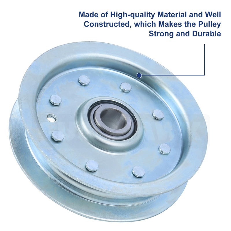 [Australia - AusPower] - 30224 Flat Idler Pulley Replaces Dixie Chopper 30224 Pulley for Dixie Chopper LT1800 LT2000 LT2300 LT2400 LT2500 LT2700 LX2002 LX2400 LX2401 RB2700 SE 2550 Classic 2750 2760 3372 Lawn Mower 