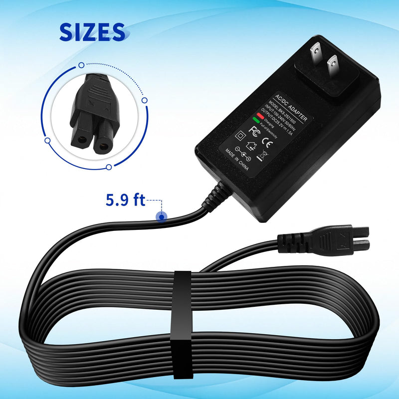 [Australia - AusPower] - for Wybot Cordless Pool Vacuum Plug 25.2V Quick Charger Compatible with Wybot C1 C2 C2B OS7010C Li-Ion Battery Robotic Pool Cleaner Adapter Power Supply 