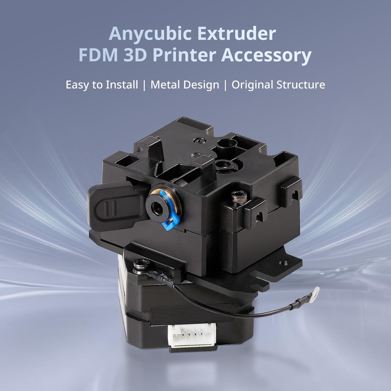 Anycubic Extruder, Genuine Metal-Designed, Easy Installation and Superior Durability, Compatible with Kobra 3 / Kobra 3 Combo/Kobra 3 V2 / Kobra 3 V2 Combo 3D Printers
