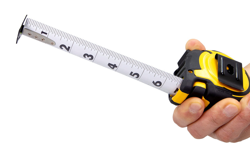 Komelon 35-Ft Contractor TS Wide blade Tape Measure with Backside Printing, Manual Lock, Long Standout (93435) 3.7 m WIDEBLADE - 35FT