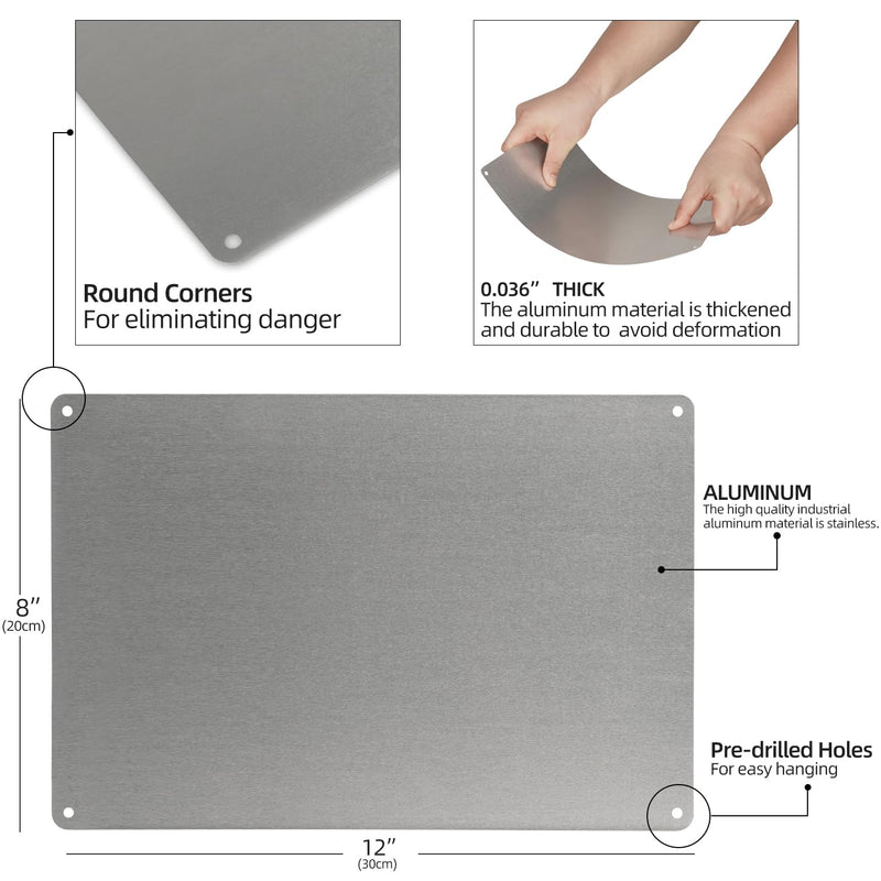 Danger Mentally Unsafe and Unusual Metal Sign, Keep Distant from Medications Warning Sign