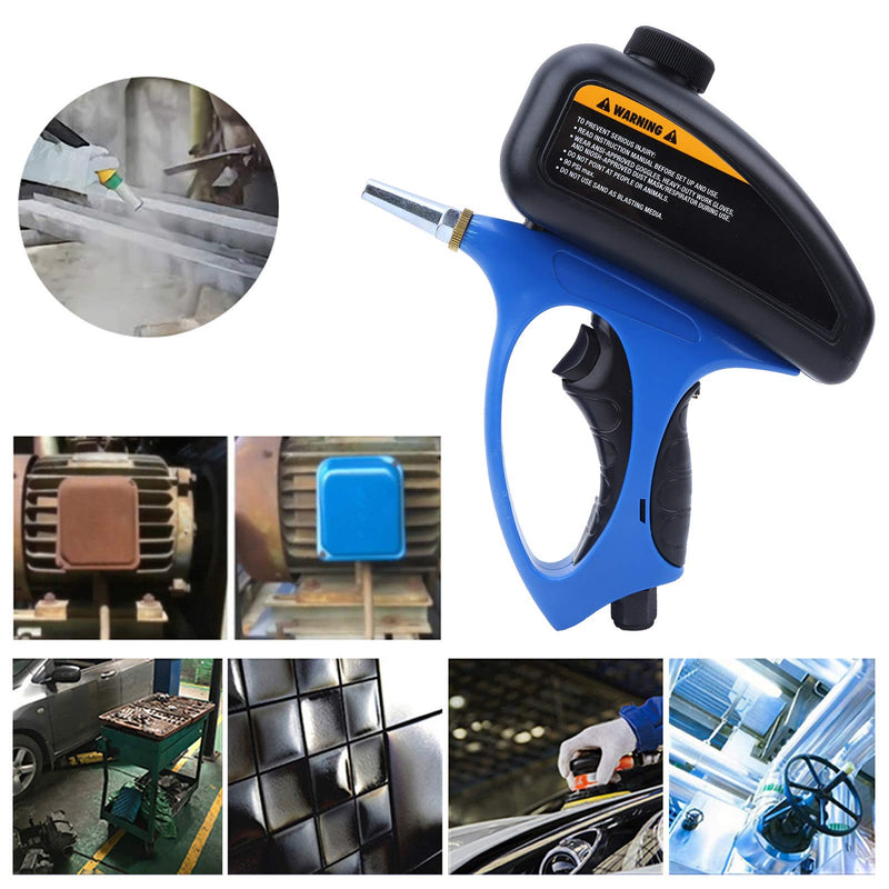 [Australia - AusPower] - Sand Blaster, Professional Anti-Rust Sand Blasting Machine, Hand Gravity Feed, Media Jet Gun, Portable Sand Blaster, Small Nozzle, Pneumatic Sand Blaster, Grinding Air Sandblasting Gun 