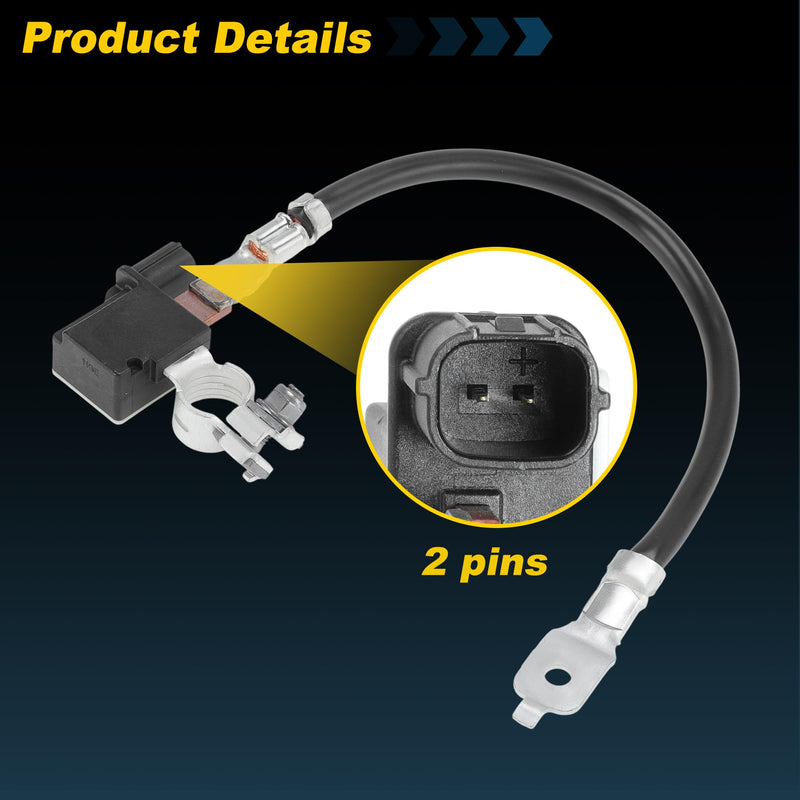 [Australia - AusPower] - Battery Negative Sensor Cable for Hyundai Elantra 2014 2015 2016 37180-3X300 2Pin Battery Negative Cable No.371803X300 