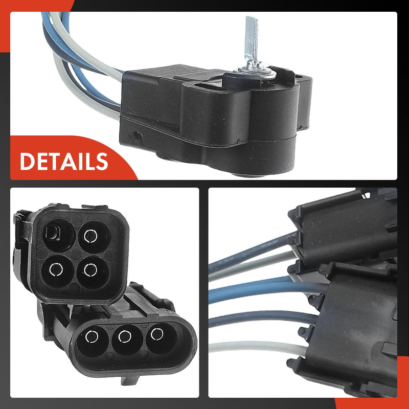 A-Premium TPS Throttle Position Sensor Compatible with Jeep Cherokee Wagoneer 1987-1990 Comanche 1987-1989 OHV L6 4.0L, Auto Transmission, Replace# 33004650, 8933004650