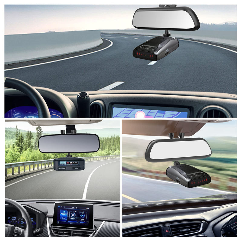 [Australia - AusPower] - Car Rearview Mirror Radar Detector Mount, Suitable for Uniden Series Rearview Mirror Rod Radar Mount (for Uniden Radar Detector Only) 