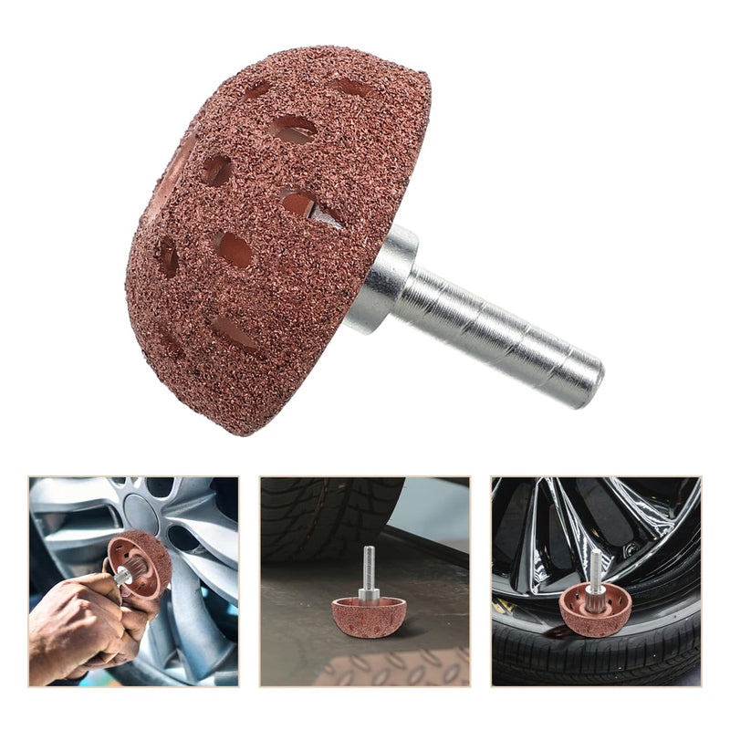 STOBAZA Tyre Repair Tool Grinding Head for Car Tyres Tyre Repair Rasp for Precise Grinding and Polishing Versatile Tyre Polisher for Quick Maintenance 1 Polishing Head 1.97 x 1.57 x 1.57 Inches