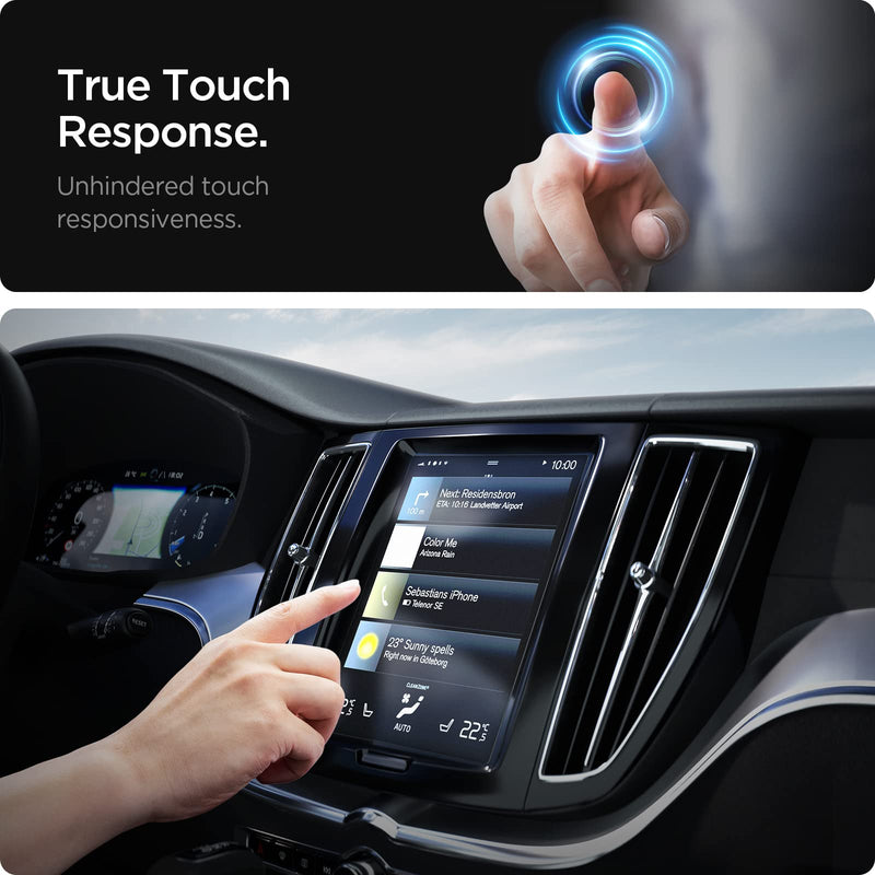 [Australia - AusPower] - Spigen Glas.tR Anti-Glare Matte Tempered Glass Screen Protector for Volvo XC90/XC60/XC40/S90/S60/V90/V60(2016-2021) 8.7 inch Screen - 1 Pack 