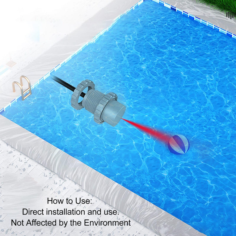 [Australia - AusPower] - Ultrasonic Distance Sensor, Ultrasonic Range Finder Easy Modification Temperature Compensation 3 Meters DC 5-24V for Underwater RS485 