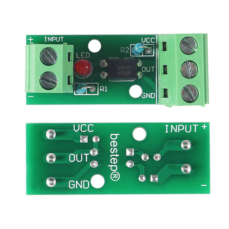 [Australia - AusPower] - 4pcs 1CH Optocoupler PC817 1 Channel Isolation Board Voltage Converter Adapter Module 3.6-30V Driver Photoelectric Isolated Module (10pcs 1CH Optocoupler) 10pcs 1CH Optocoupler 