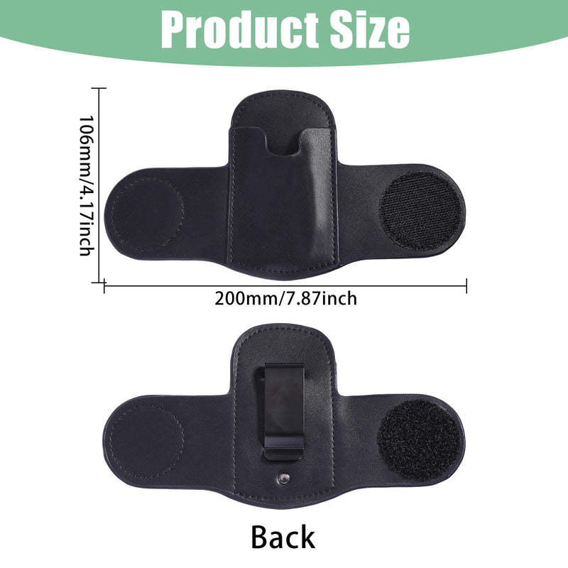 [Australia - AusPower] - Stethoscope Holder Clip PU Leather Stethoscope Hip Holder for Nurse Doctor Work Accessories Waist Pack, Nursing Student Essentials Carrying Travel 