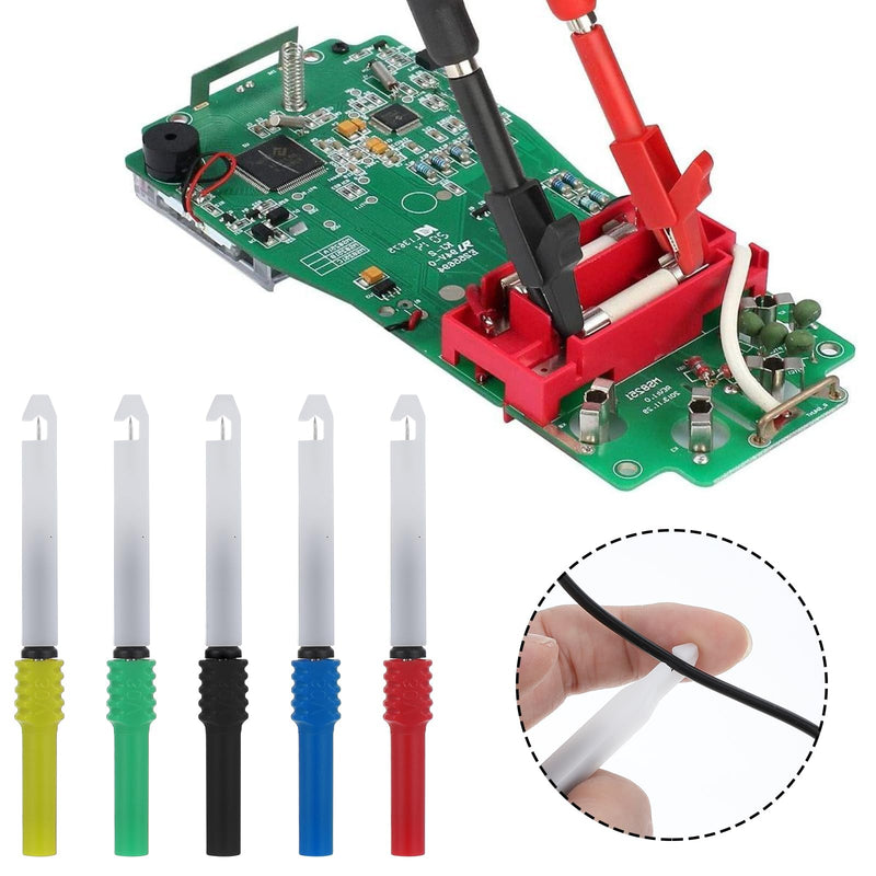[Australia - AusPower] - 31PCS Back Probe Kit, Banana Plug to Copper Alligator Clip Automotive Test Leads Set, Insulation Wire Piercing Probes, Test Wires for Car Repairing Diagnostic Circuit Testing (30) 